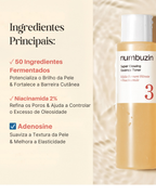 Numbuzin No.3 Super Glowing Essence Toner - Tônico de Essência Fermentada para Brilho e Textura Uniforme ✨