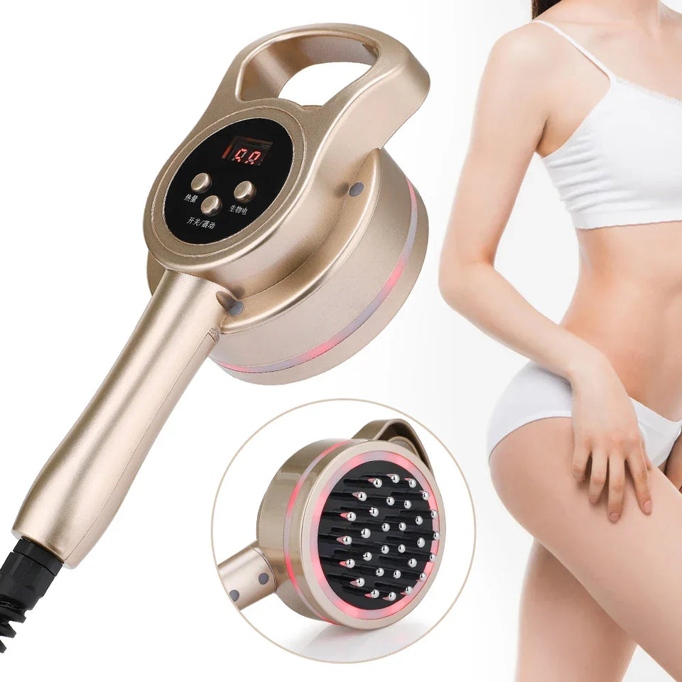 Escova de Massagem Elétrica Hailicare, Drenagem linfática, Firmadora, com Microcorrente e  Luz Led