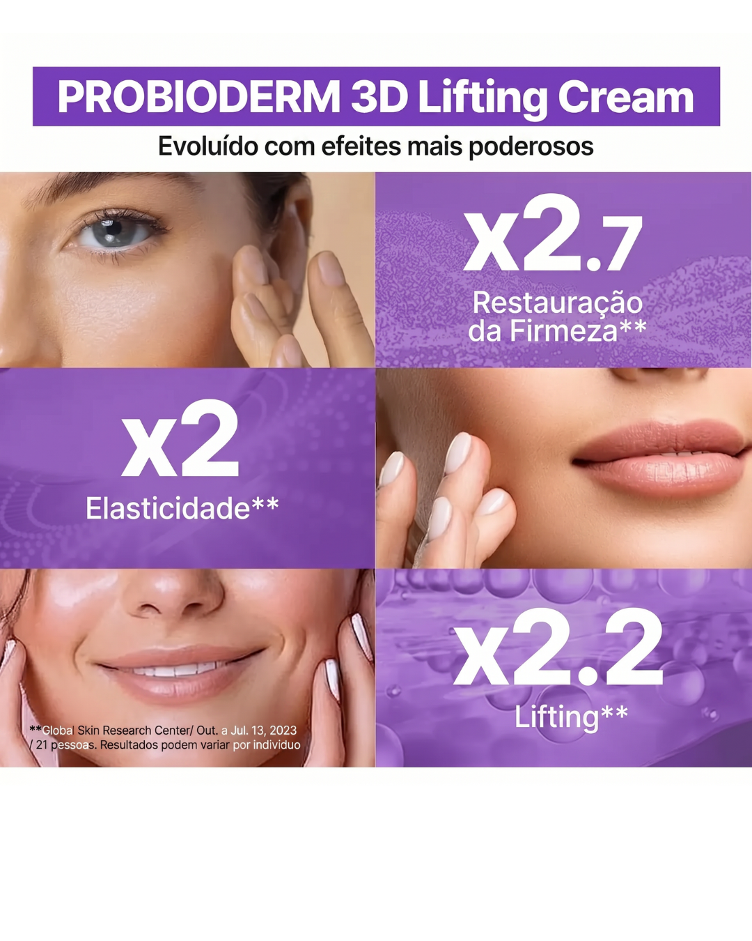 Bioheal BOH Probioderm 3D Lifting Cream 50ml Creme Facial Hidratante Firmador