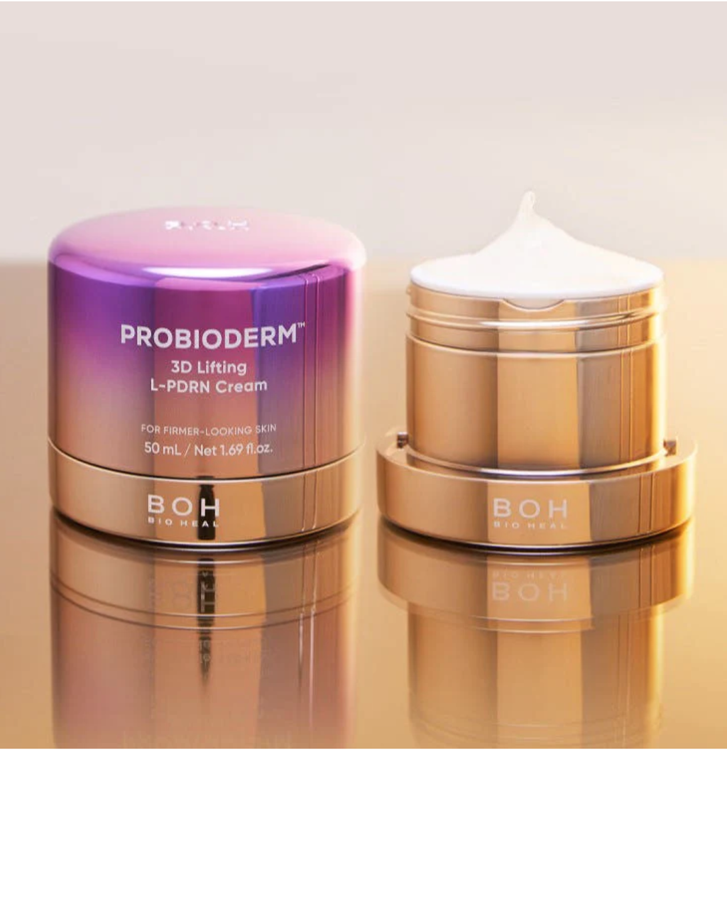 BIOHEAL BOH Probioderm 3D Lifting L-PDRN Cream 50ml Creme Facial Firmador e Hidratante