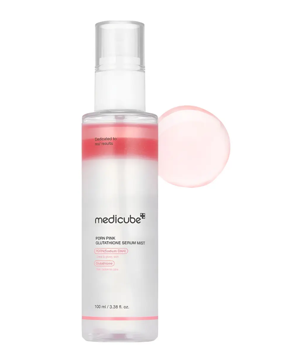 Medicube PDRN Pink Glutathione Serum Mist Bruma Facial Hidratante e Iluminadora