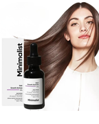 Serum Minimalist 18% para Estímulo de Crescimento e Fortalecimento Capilar - soro natural para reparação e cuidados com o cabelo