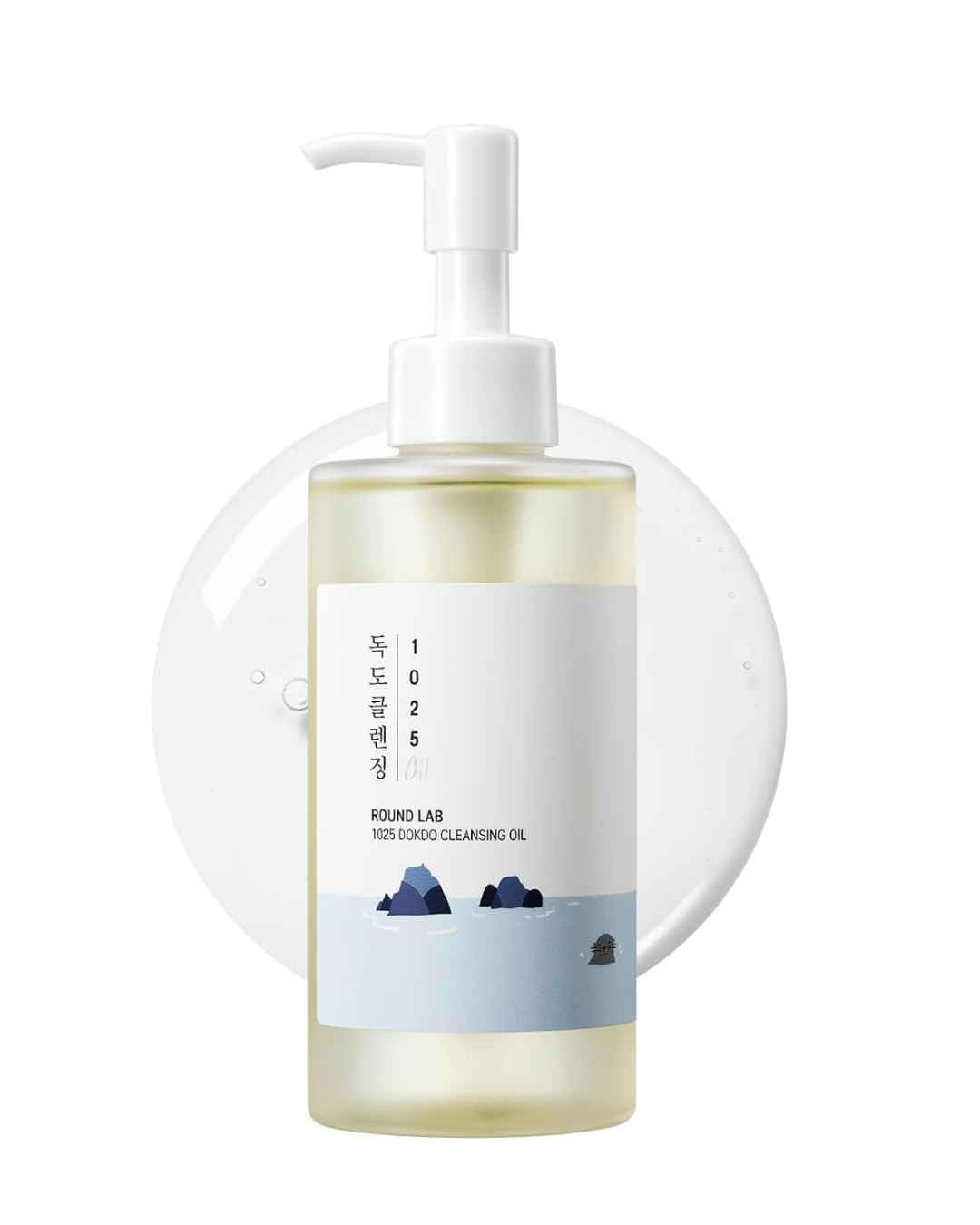 ROUND LAB Óleo de Limpeza Facial 200ml – Cleansing Oil Leve, Remove Maquiagem, Limpa Poros Enxágue Fácil