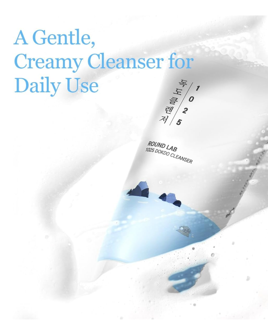ROUND LAB 1025 Cleanser – Limpador Facial Baixo pH para Pele Sensível