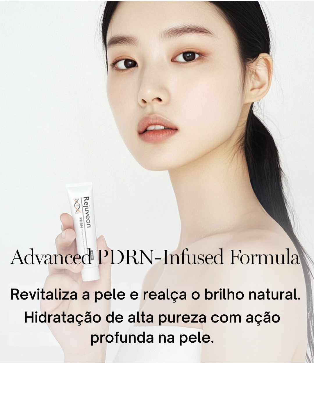 Rejuveon Advanced PDRN Cream – Hidratante Facial Coreano com PDRN de Alta Pureza, Hidratação Profunda, Firmeza e Glow