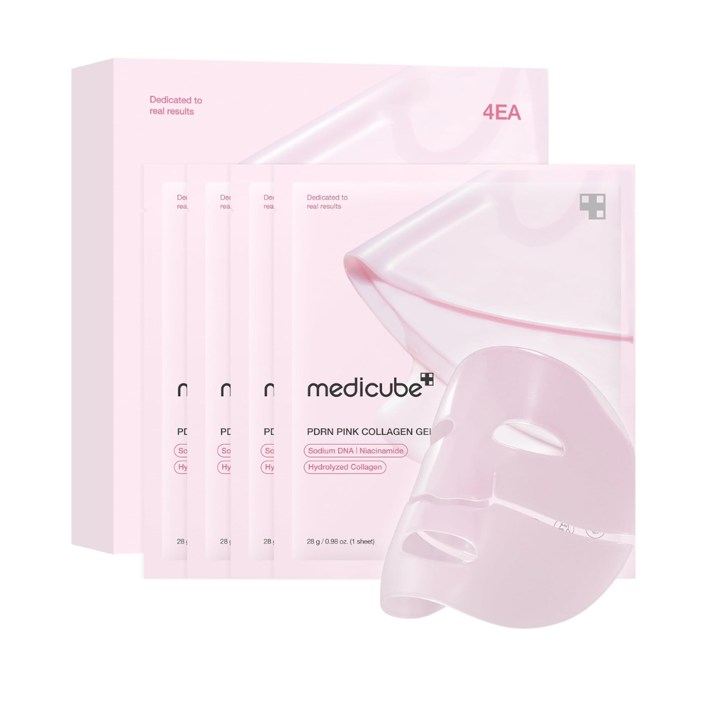 Máscara Facial Medicube com PDRN e Colágeno 4 unidades - Elasticidade e Hidratação 24h