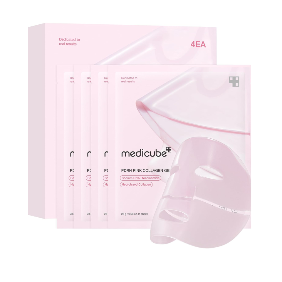 Máscara Facial Medicube com PDRN e Colágeno 4 unidades - Elasticidade e Hidratação 24h