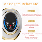 Massageador Elétrico para o Corpo YUKUI à Vácuo com Ventosa -  Firmador com sistema de aquecimento