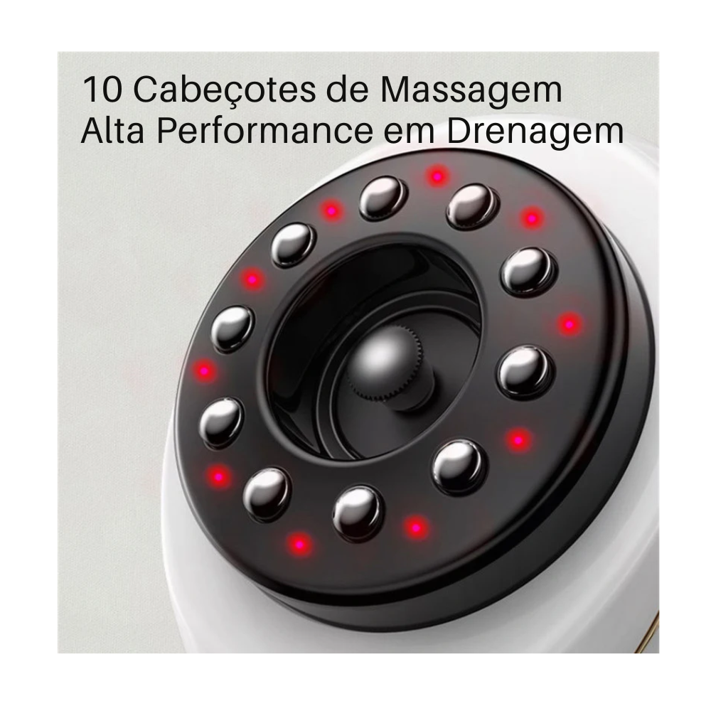 Massageador Elétrico para o Corpo YUKUI à Vácuo com Ventosa -  Firmador com sistema de aquecimento
