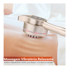 Escova de Massagem Elétrica Hailicare, Drenagem linfática, Firmadora, com Microcorrente e  Luz Led