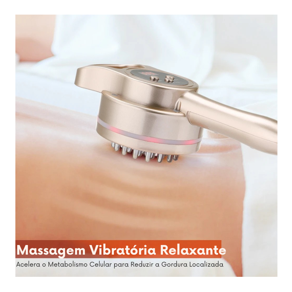 Escova de Massagem Elétrica Hailicare, Drenagem linfática, Firmadora, com Microcorrente e  Luz Led