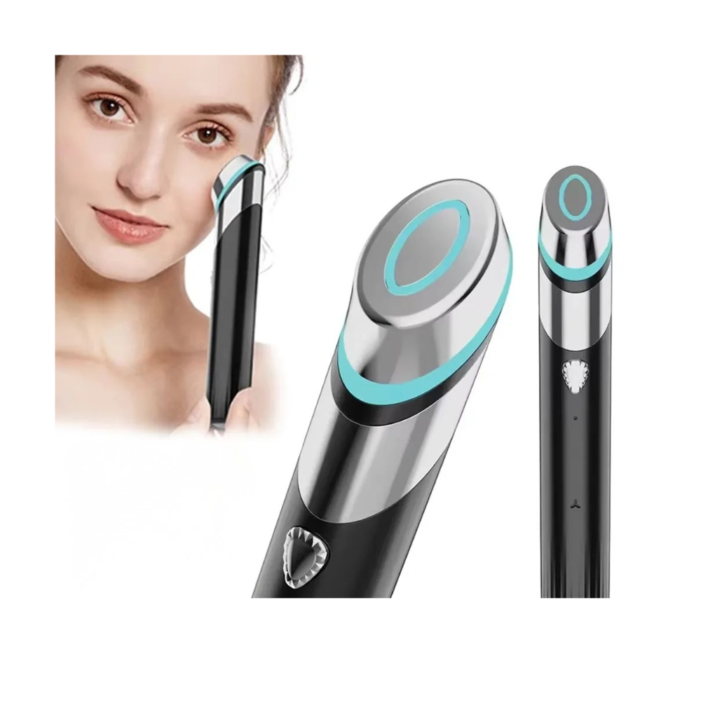 Glow Skin 4 em 1 – Dispositivo Facial com Microcorrente, Luz LED , Vibração e Calor para Pele, Firmeza e Melhor Absorção de Skincare
