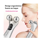 Equipamento Facial Elétrico com Microcorrente e Led - Lifting Facial e Estimulo de Colágeno