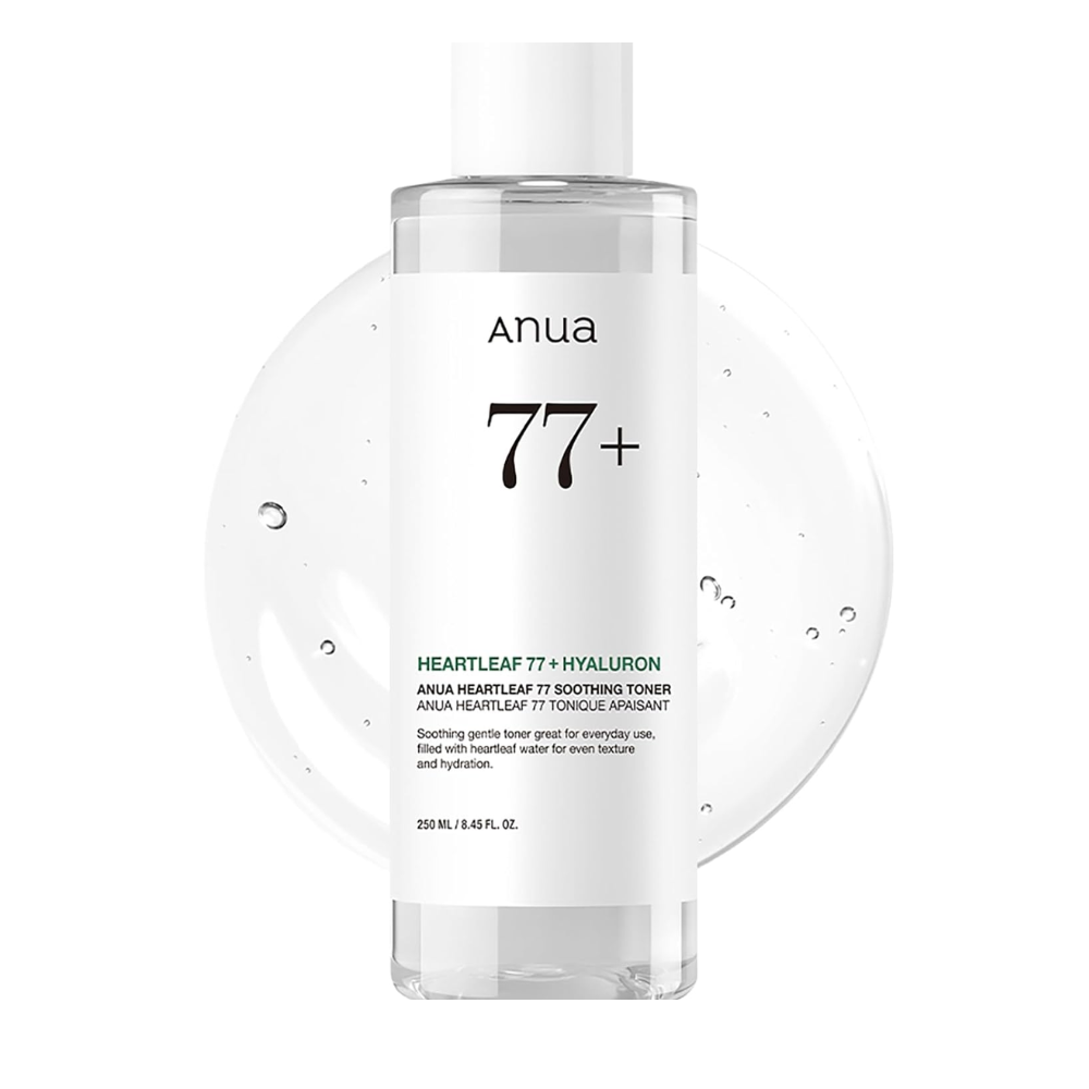 Tônico Facial ANUA Heartleaf 77% – Calmante, Hidratante  para Todos os Tipos de Pele