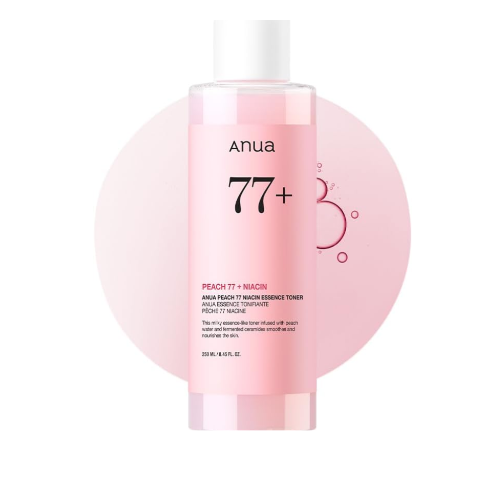 Tônico Facial com Niacinamida e Pêssego Fermentado ANUA – Iluminadora e Prolonga a Maquiagem