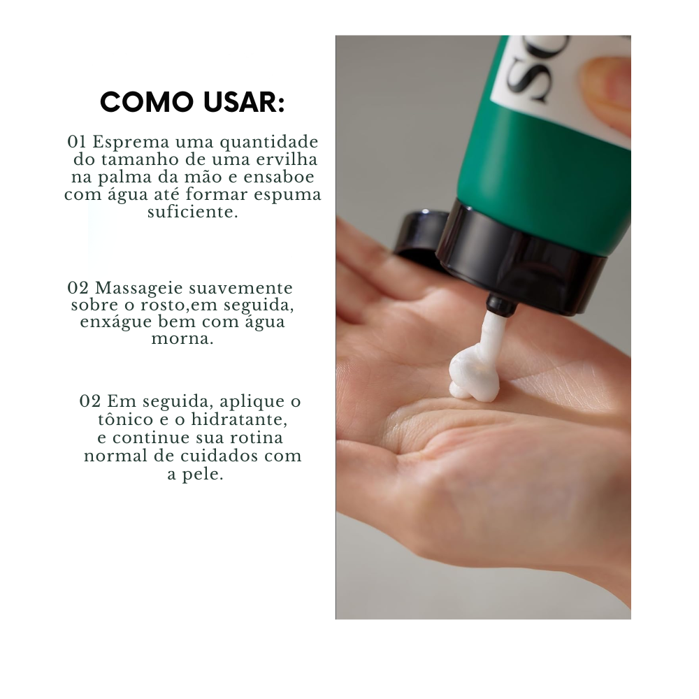SOME BY MI Miracle Clear Foam – Sabonete Facial com AHA BHA PHA e Truecica  AntiAcne