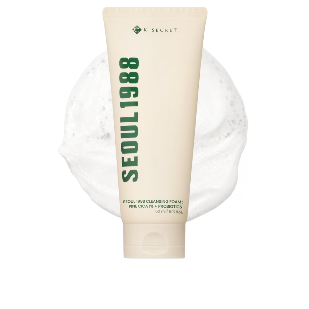 K-SECRET SEOUL 1988 Cica Sabonete Facial - Limpeza Profunda dos Poros e Cuidado Suavizante