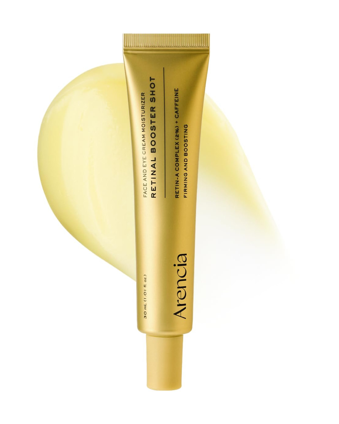 Arencia Retinal Booster Shot: Creme Facial Antienvelhecimento - Efeito Tensor, Iluminador, Reduz Linhas Finas