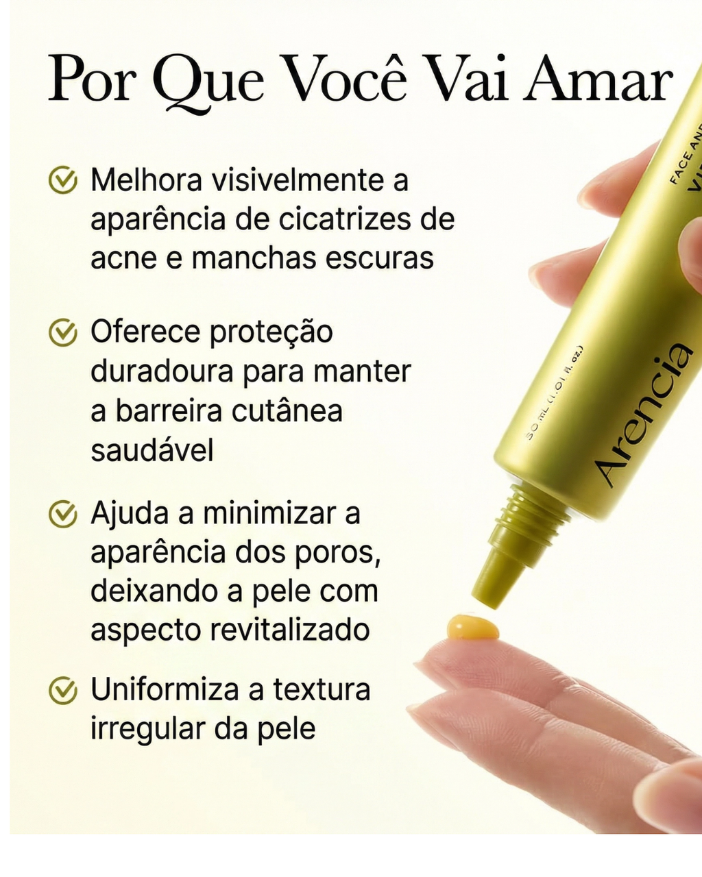 Kit Arencia Vitamin C e Retinal Booster Shot Duo ✨ Tratamento de Manchas e Sinais de Envelhecimento - Rotina Dia e Noite