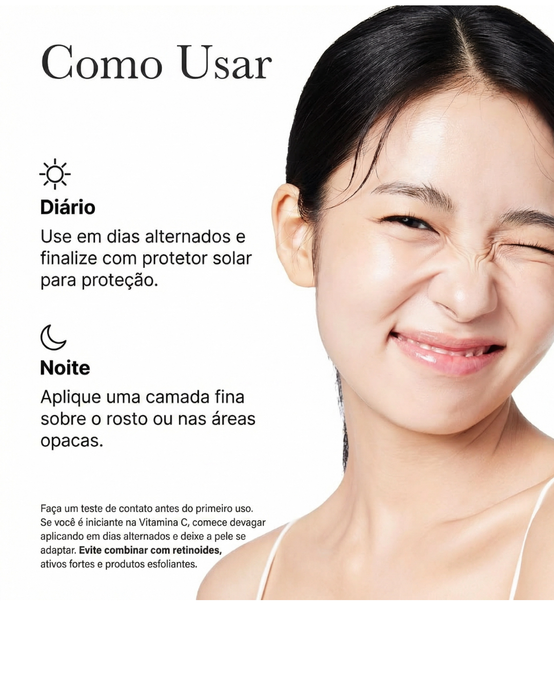 Sérum Facial Arencia Vitamina C Booster Shot - Glutationa, Niacinamida e Vitamina E para Manchas Escuras, Linhas Finas e Rugas