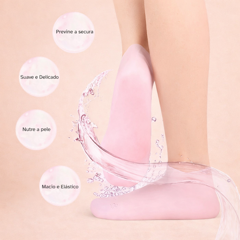 Meias Hidratantes de Silicone - COMPRE 1 LEVE 2