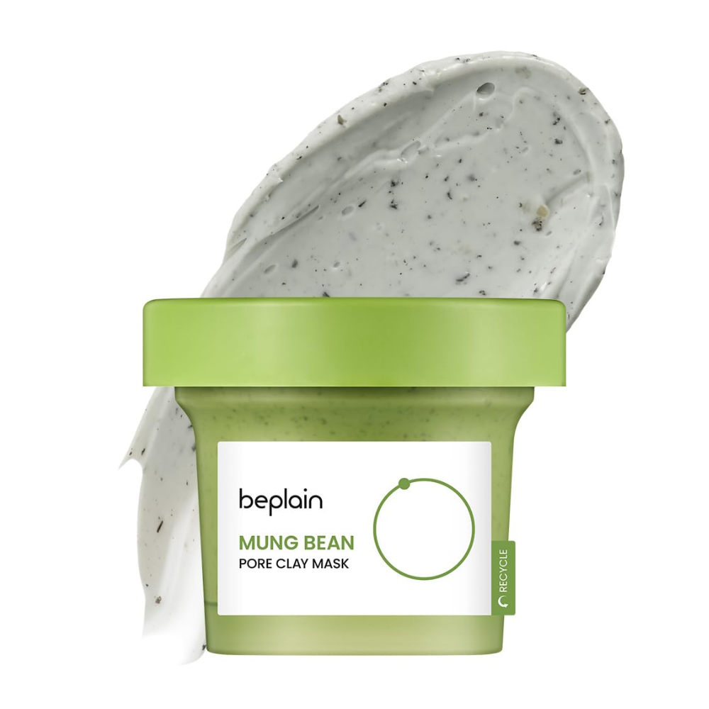 Máscara de Argila para Poros beplain Feijão Mungo | Limpeza Profunda, Anti Acne