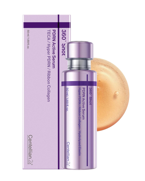 50ml Centellian24+ 360 °   Sérum Ativo PDRN - Hidratação de 72h, Firmador e Hidratante, Melhora a Elasticidade da Pele para Todos os Tipos de Pele