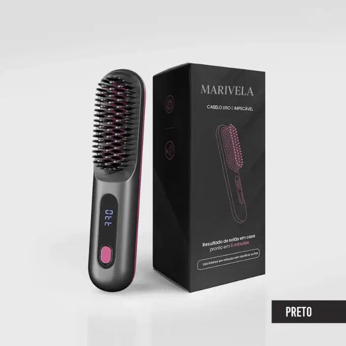 UltraLiss® - Escova Alisadora Portátil Profissional Bivolt - (QUEIMA DE ESTOQUE)