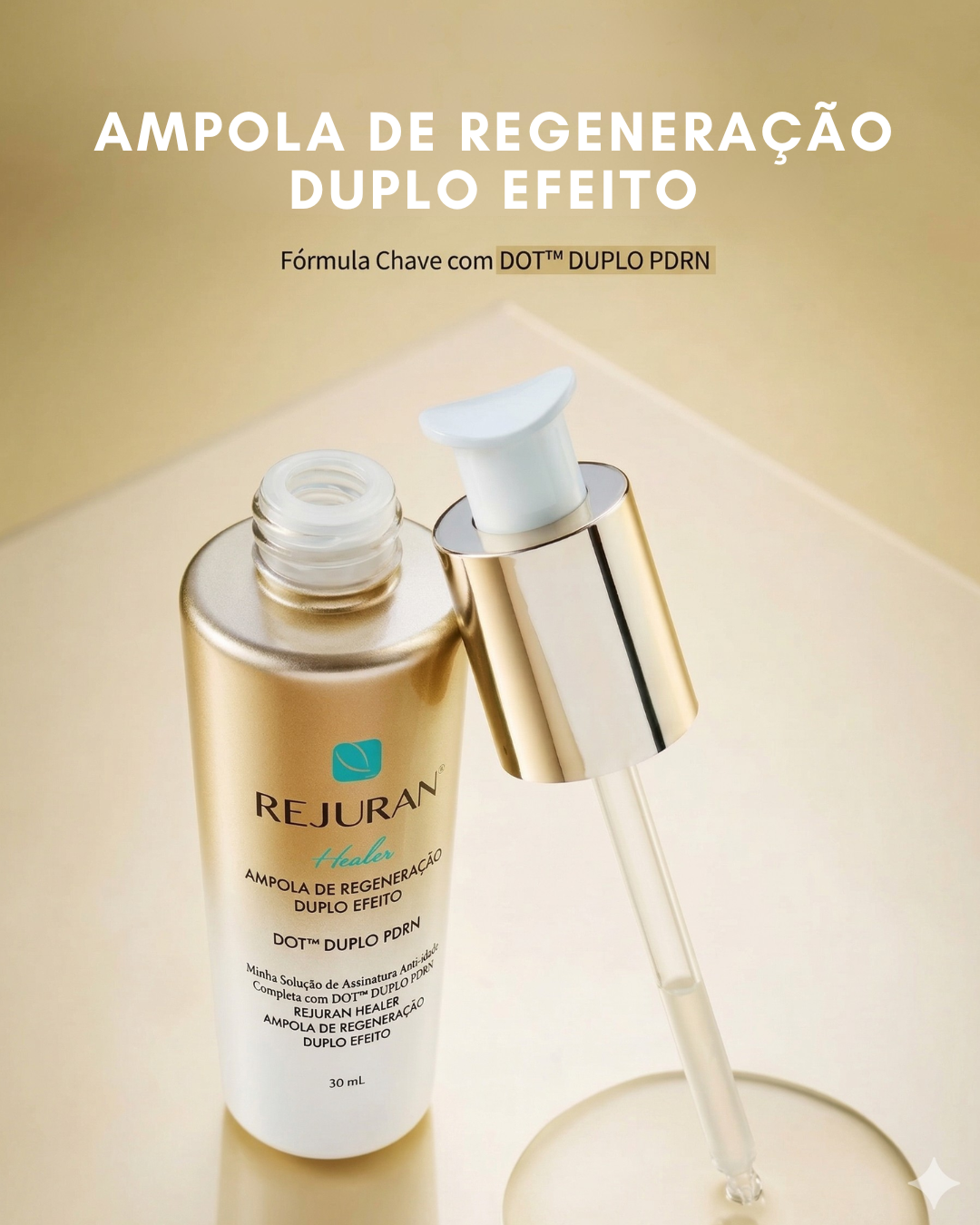 Sérum Facial Rejuran Dual Effect Ampoule Rejuvenecedor - Ideal para Pele Madura