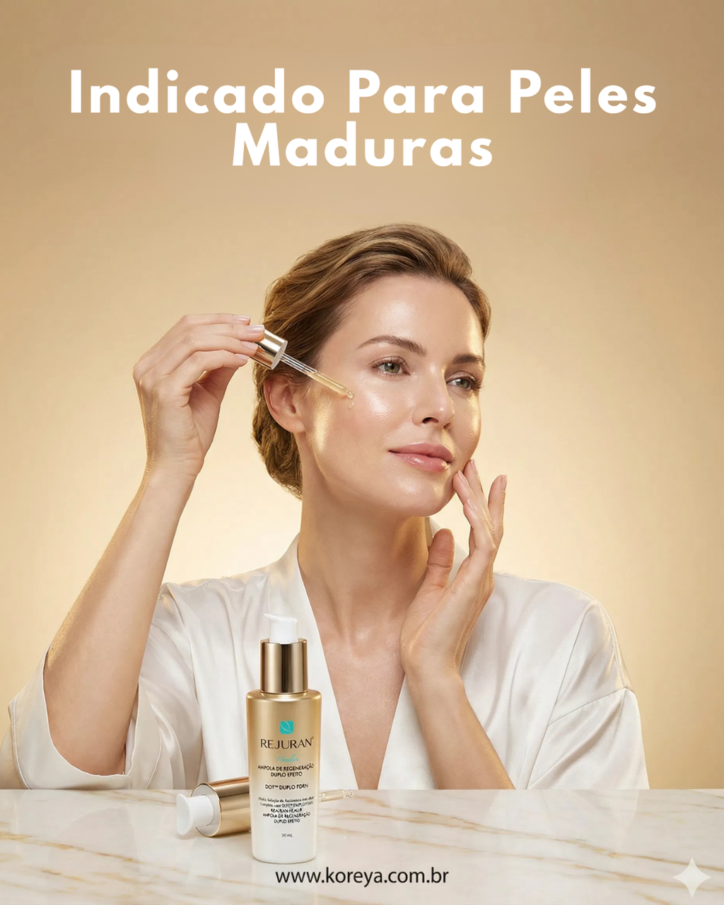Sérum Facial Rejuran Dual Effect Ampoule Rejuvenecedor - Ideal para Pele Madura