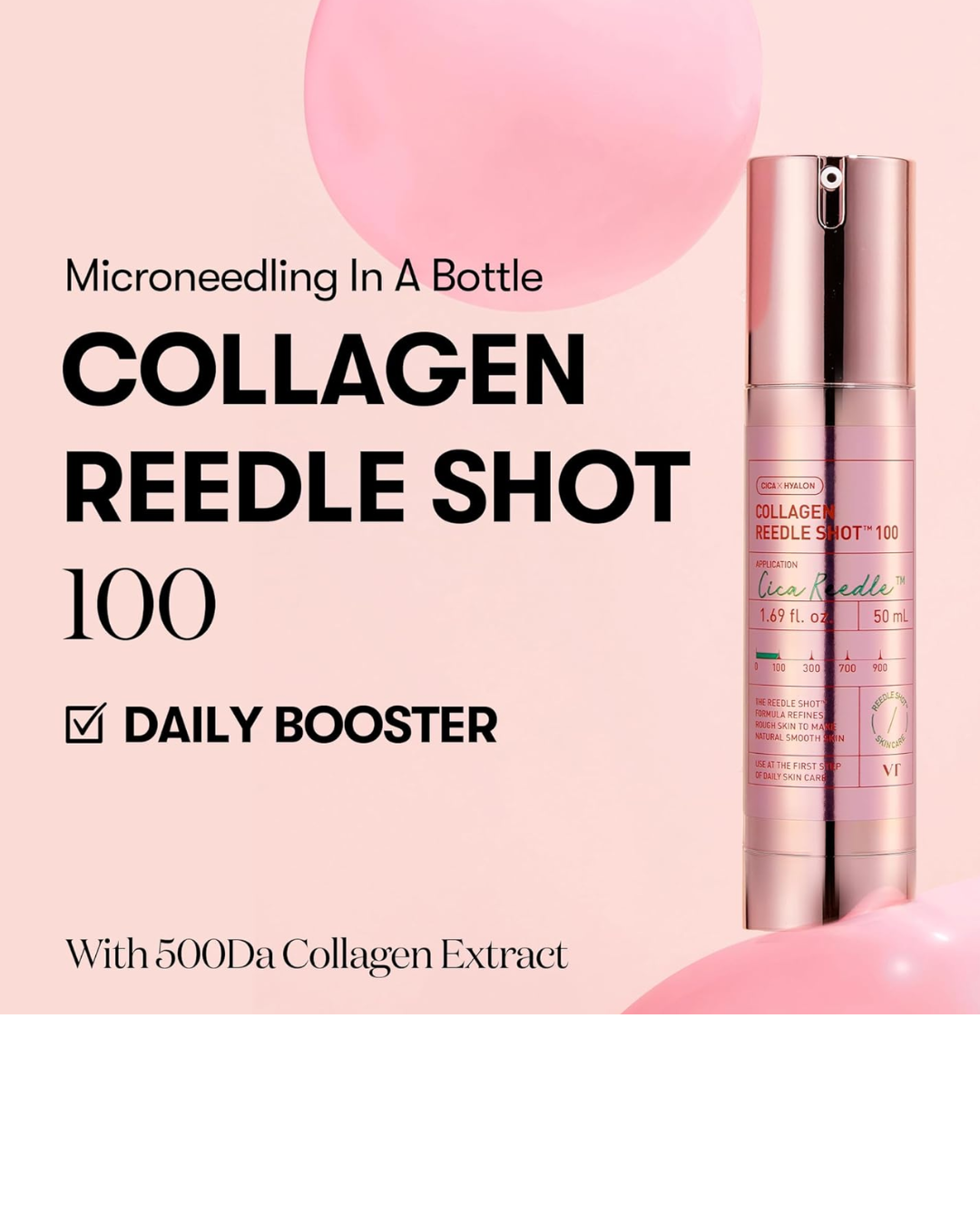 VT Collagen Reedle Shot – Sérum Facial com Colágeno, Firmeza, Elasticidade e Hidratação Profunda ✨
