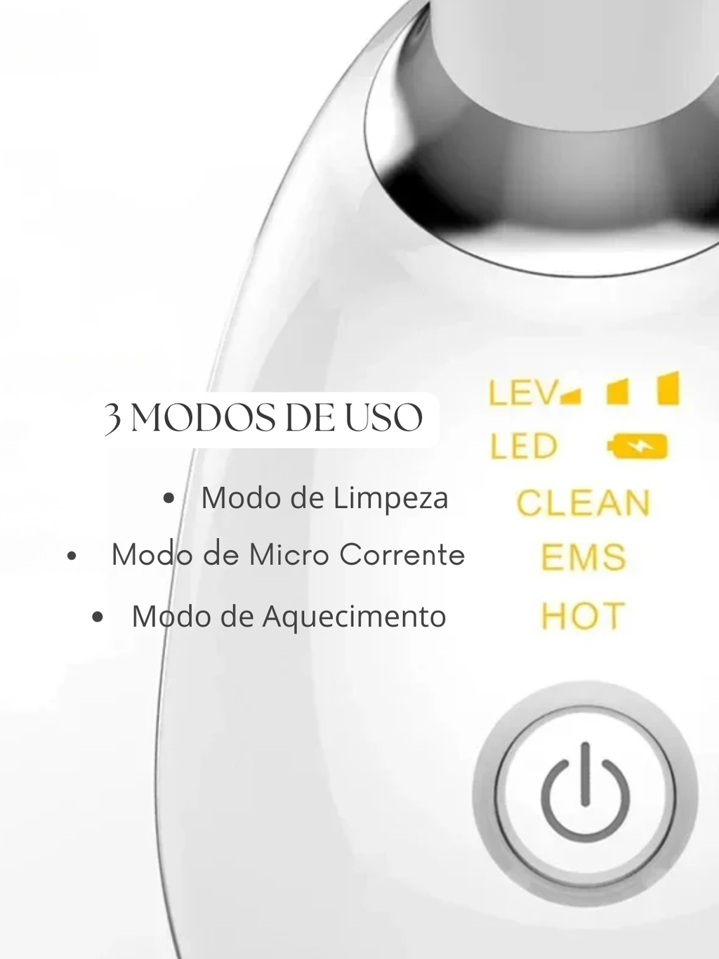 REVELL - Dispositivo de Beleza para Pescoço e Rosto com Microcorrente para lifting facial