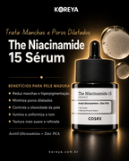 COSRX Sérum Facial Niacinamida 15% com Zinco 1% para Poros, Oleosidade e Manchas