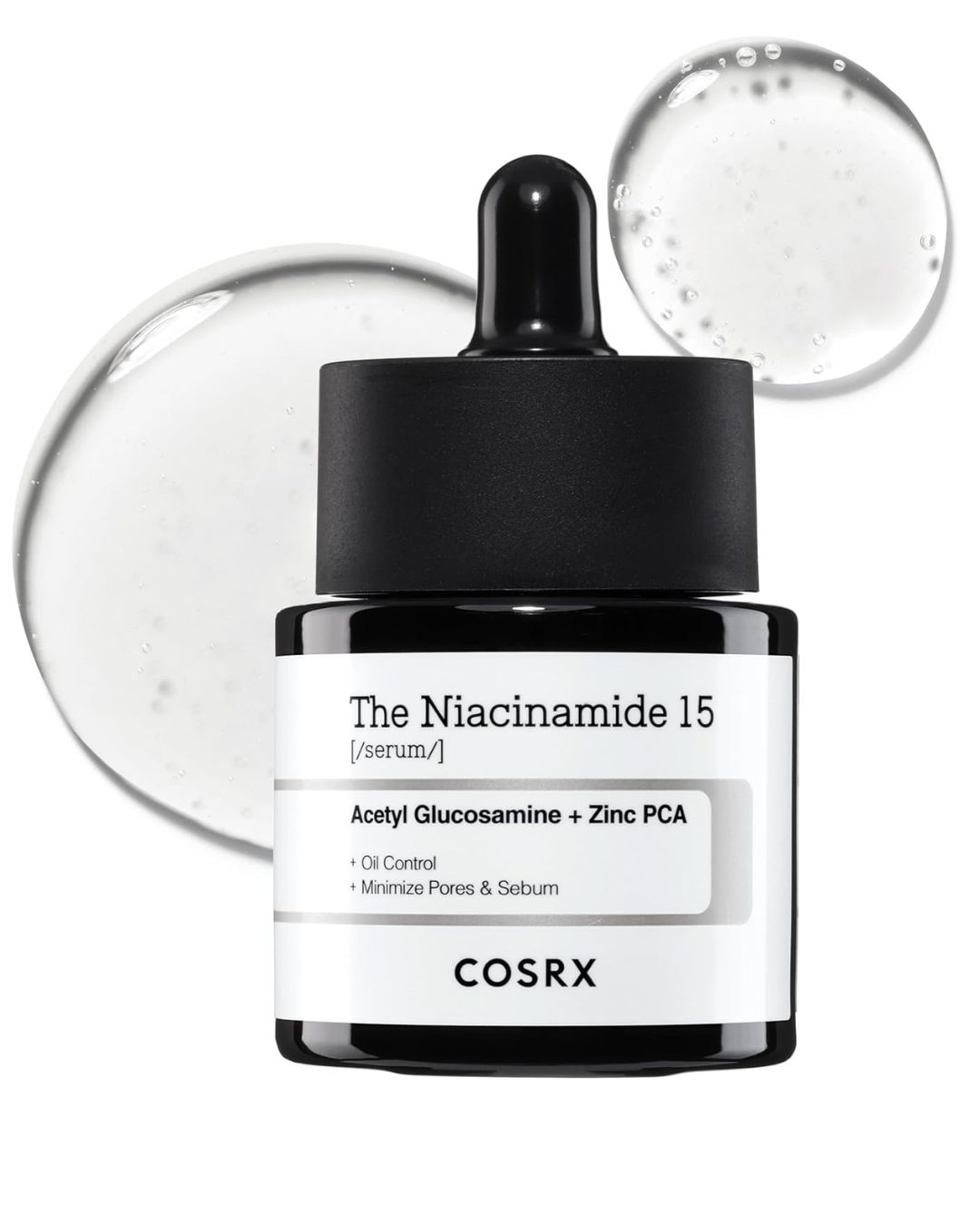 COSRX Sérum Facial Niacinamida 15% com Zinco 1% para Poros, Oleosidade e Manchas