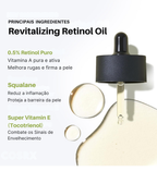 COSRX Óleo de Retinol 0,5% Antienvelhecimento para Rugas, Linhas Finas e Renovação Facial
