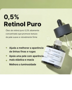 COSRX Óleo de Retinol 0,5% Antienvelhecimento para Rugas, Linhas Finas e Renovação Facial