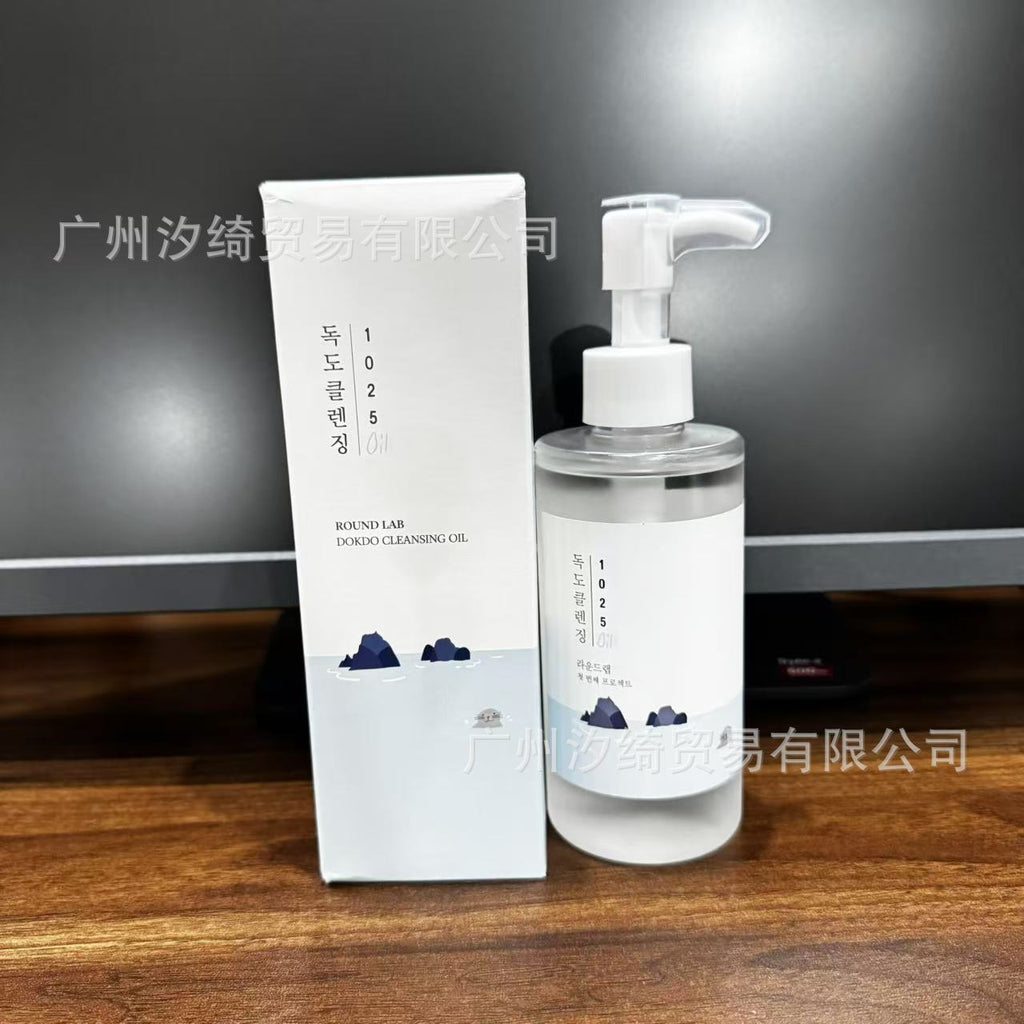 ROUND LAB Óleo de Limpeza Facial 200ml – Cleansing Oil Leve, Remove Maquiagem, Limpa Poros Enxágue Fácil