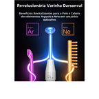 Aparelho de Alta Frequência DARSONVAL- 6 em 1, Terapia Facial Anti Sinais, Acne e Cabelo