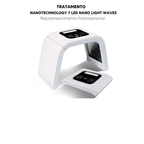 Dispositivo para Face, Pescoço, Mãos e Colo com Luz Led de 7 cores, Colágeno, Anti Sinais e Anti Acne