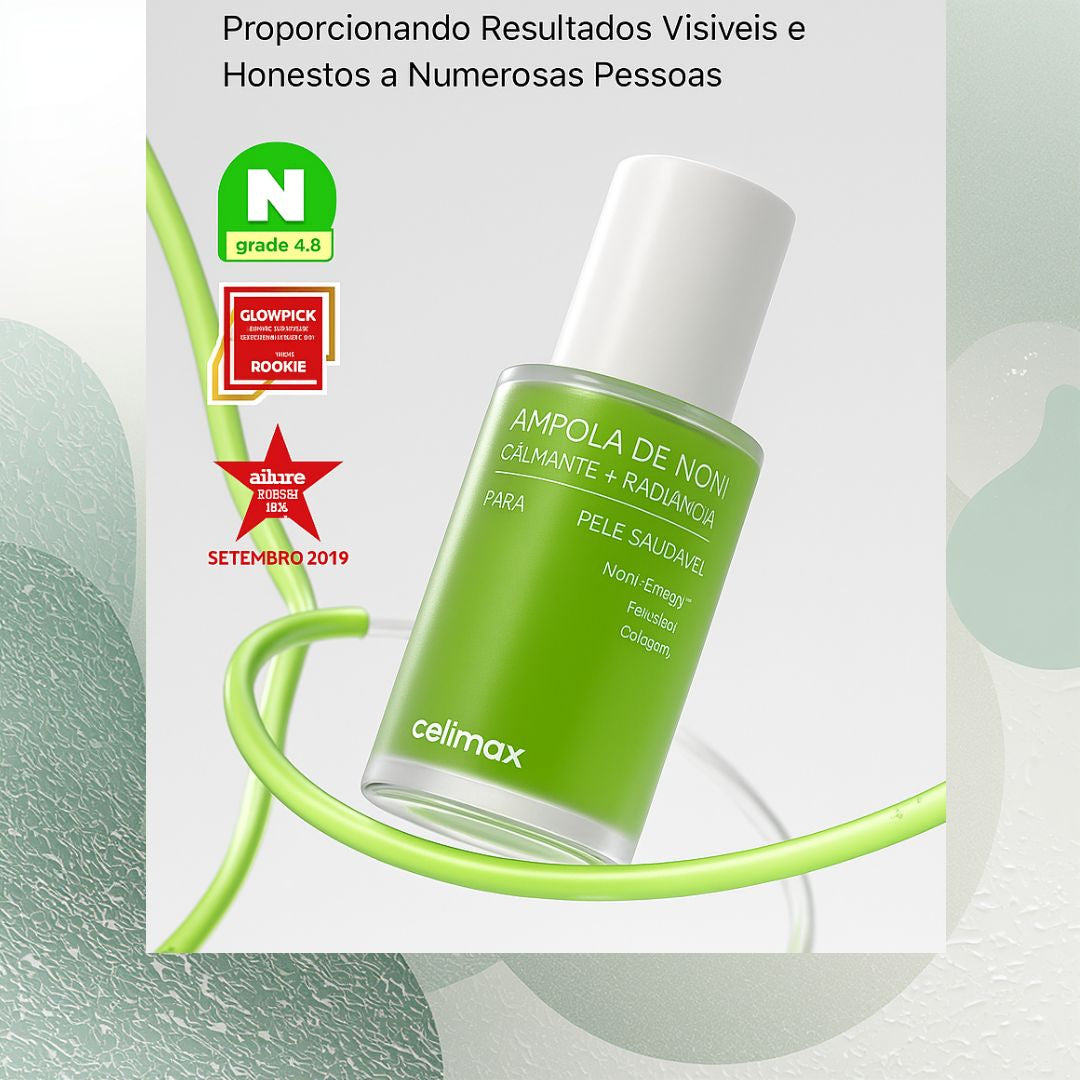 Serum Hidratante Calmante com Noni, Ácido Hialurônico CELIMAX  – Hidrata, Acalma e Anti Sinais
