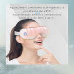 Máscara Massageadora de Olhos Com Aquecimento, Airbag Musical Para Relaxamento