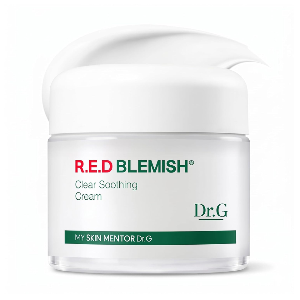 Dr G Red Blemish Hidratante Facial Calmante para Peles Sensíveis, Acneicas e Irritadas