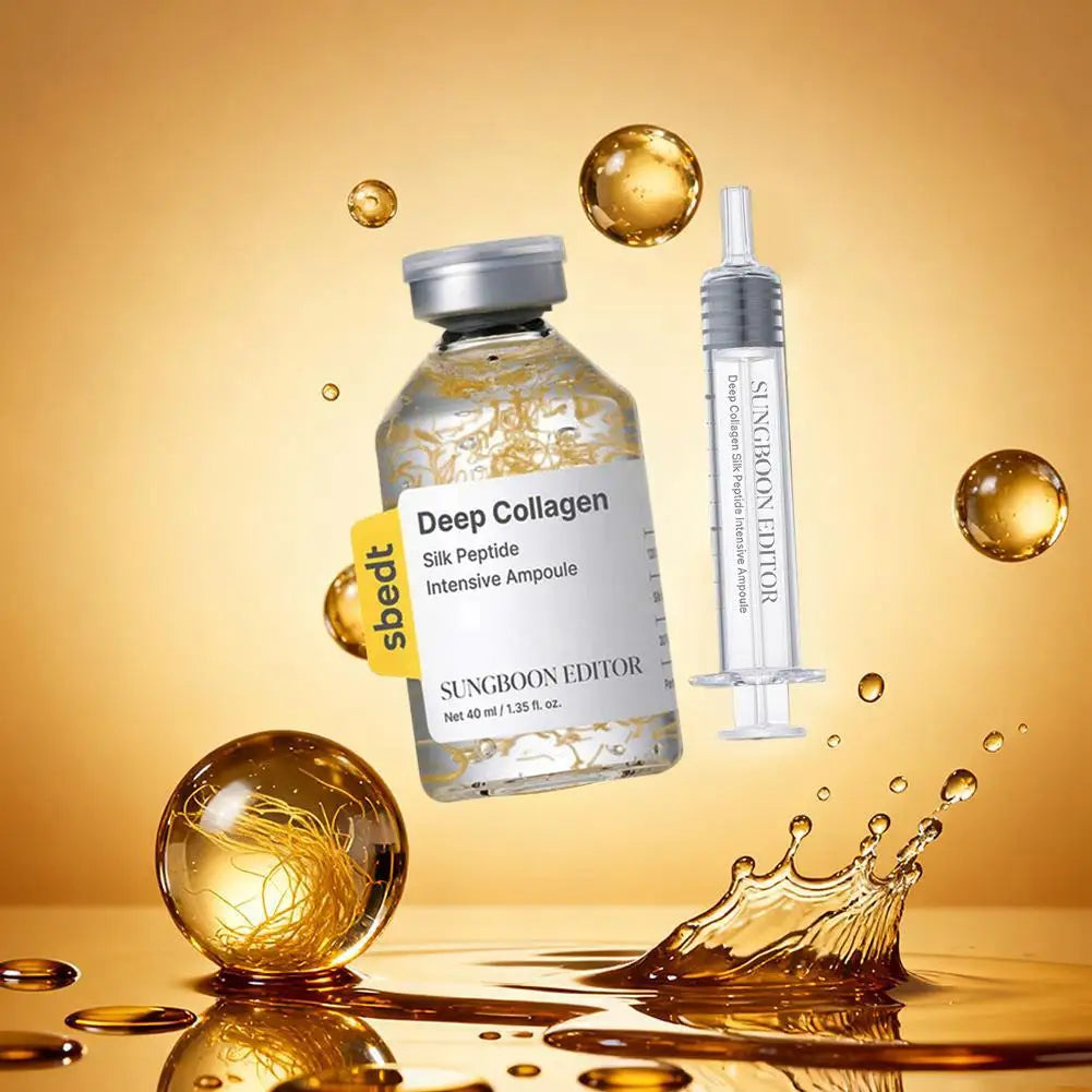 ✨ SUNGBOON EDITOR Glow Intensive Silk Peptide Ampoule – Sérum Facial com Peptídeos, Colágeno e Glow Radiante