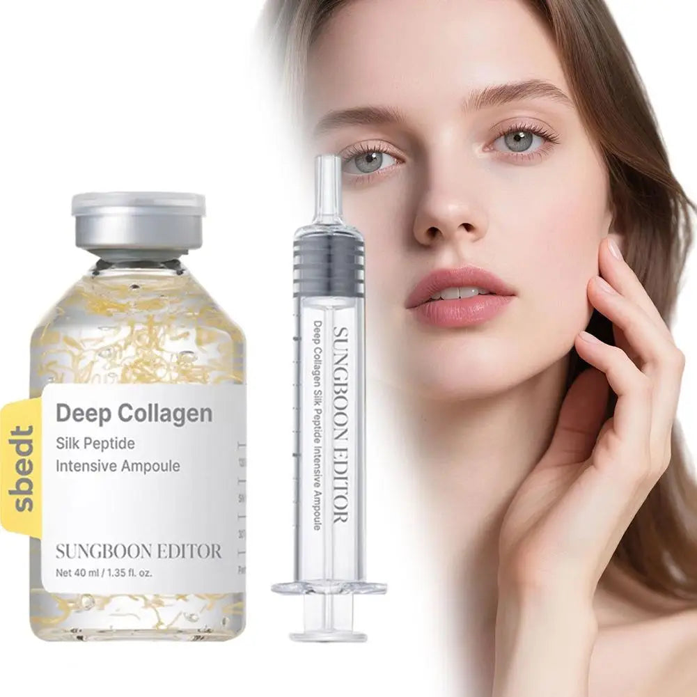 ✨ SUNGBOON EDITOR Glow Intensive Silk Peptide Ampoule – Sérum Facial com Peptídeos, Colágeno e Glow Radiante