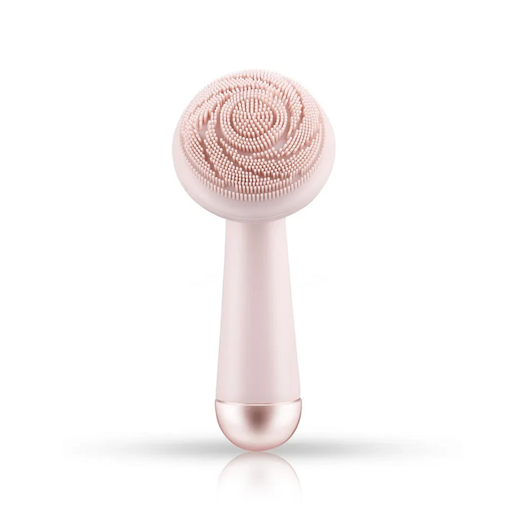 Escova de Limpeza e Esfoliação Facial Sônica À Prova D'água Flower Cleanser - Pele Radiante