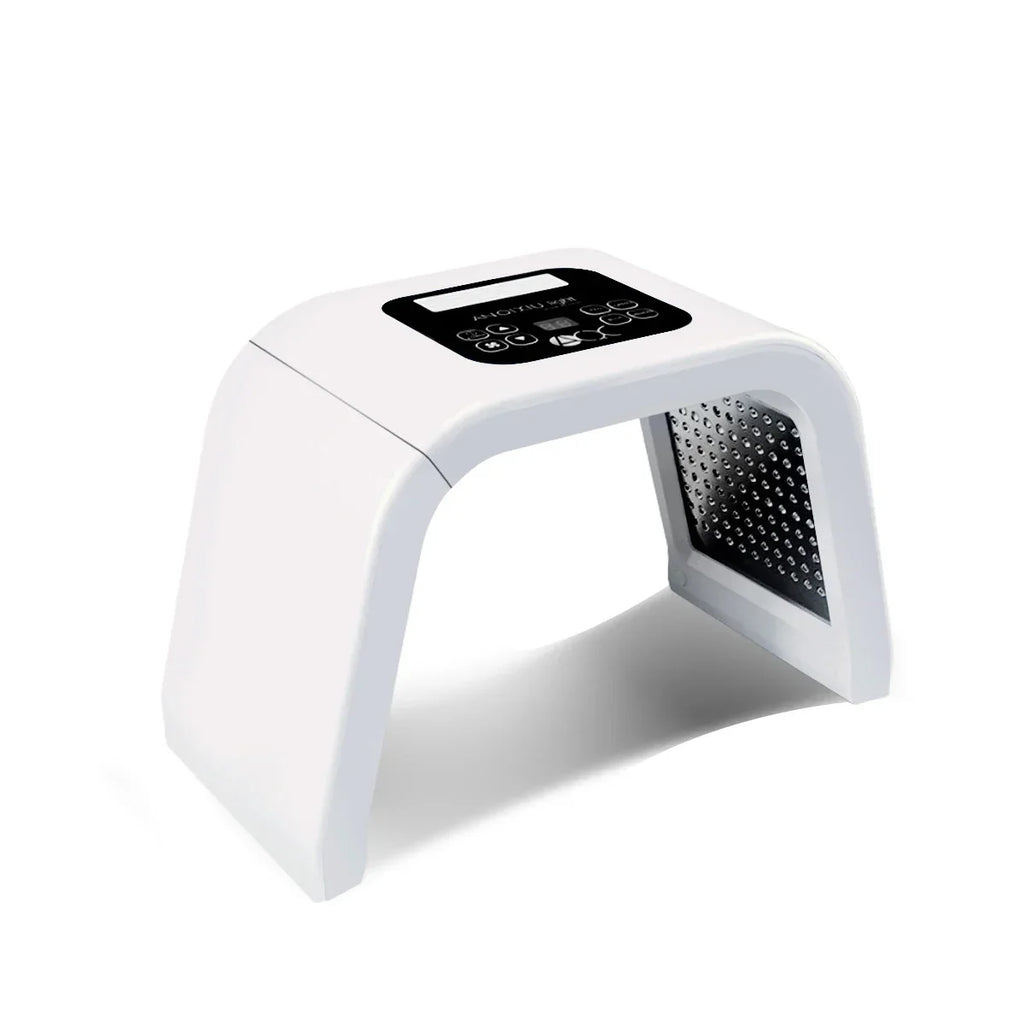 Dispositivo para Face, Pescoço, Mãos e Colo com Luz Led de 7 cores, Colágeno, Anti Sinais e Anti Acne