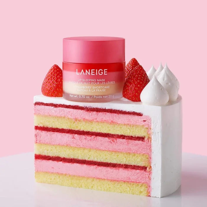 Lip Balm Máscara Laneige: Gloss Volumizador, Óleo Labial, Bálsamo Hidratante, Lábios Macios