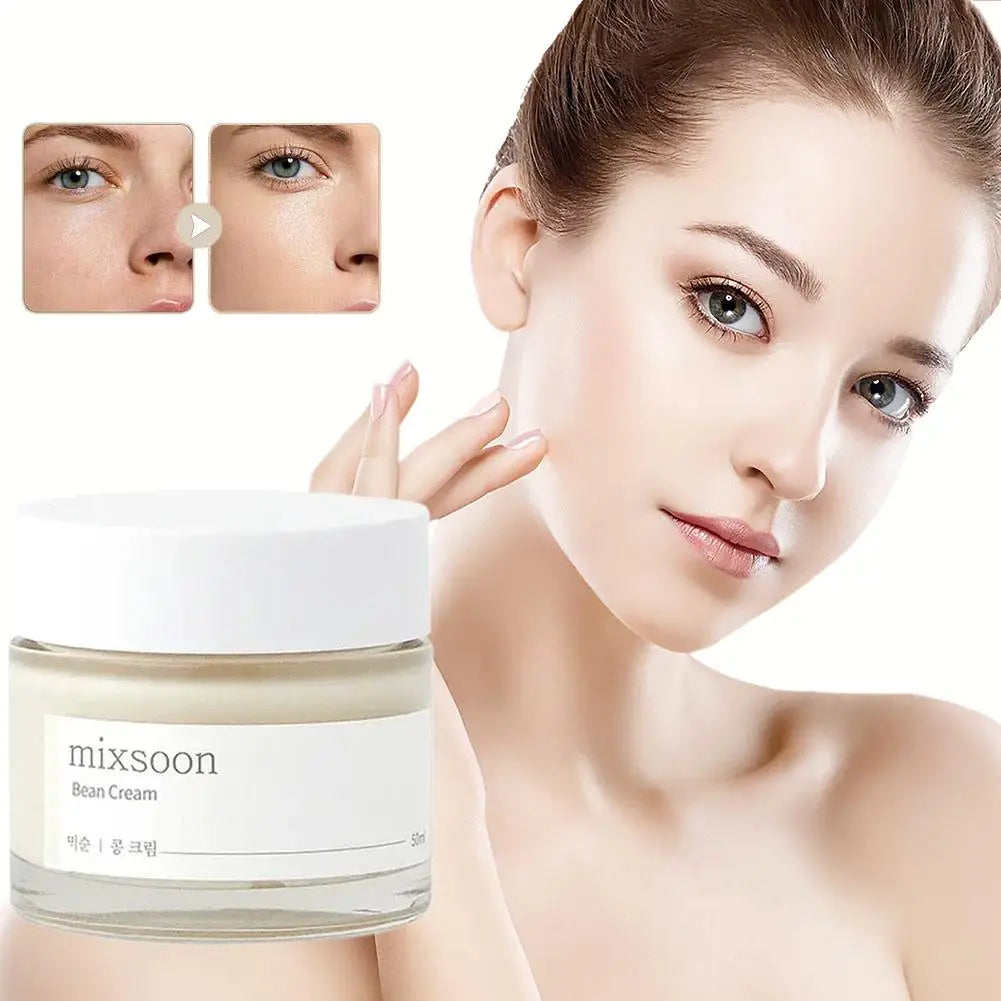 Mixsoon Creme de Feijão (Bean Cream) – Creme Hidratante Intenso para Pele Suave, Macia e com Glow