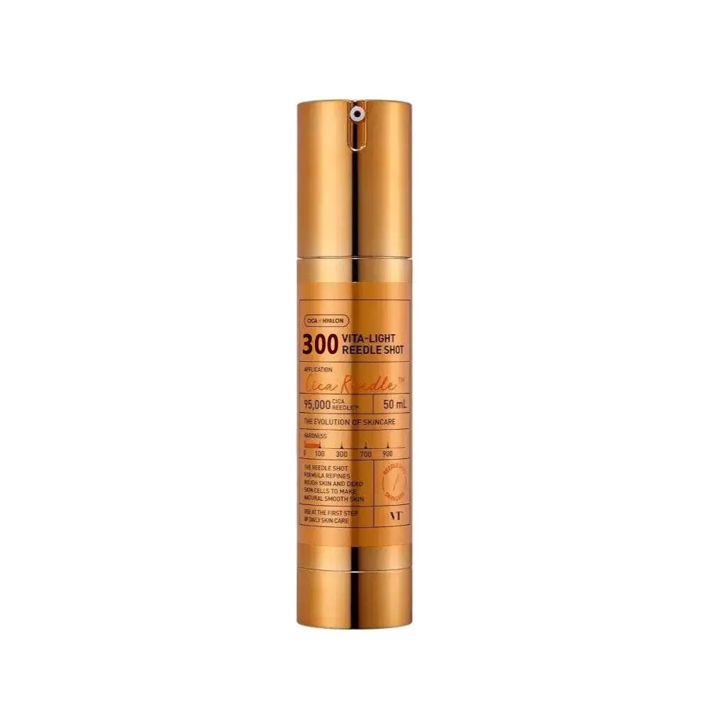 ✨ VT Vita-Light Reedle Shot 100 - Sérum Clareador com Vitamina C 99% + CICA REEDLE, Booster Coreano Hidratante e Iluminador
