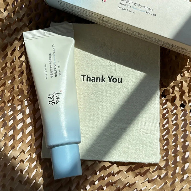 Protetor Solar Beauty of Joseon com Probióticos de Arroz Coreano, Creme Facial Hidratante Suave 50ml